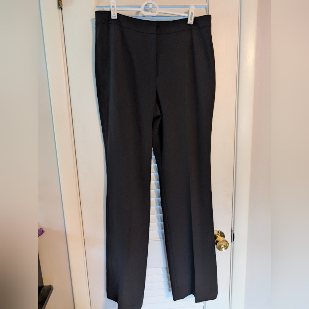 Kasper Size 6 Black Dress Pants Euc Straight